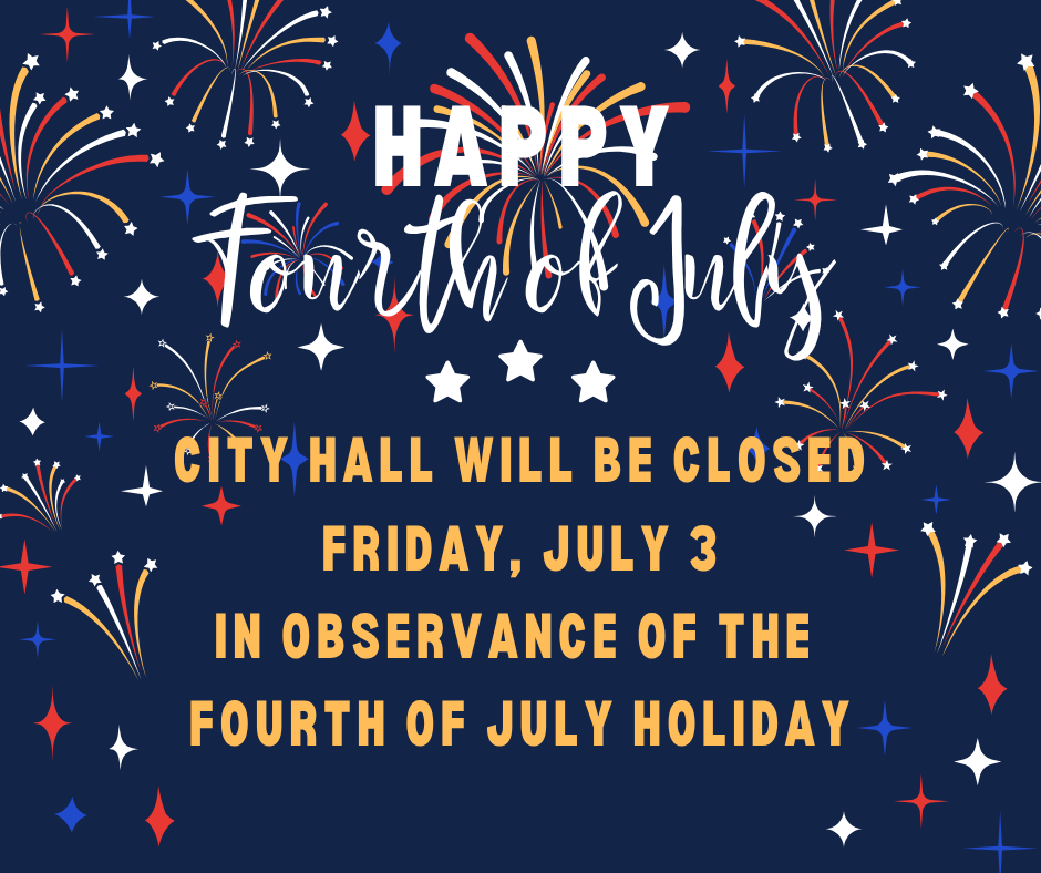 2026 city hall will be closed in observ